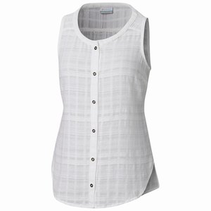 Columbia Summer Ease™ Sleeveless Skjorta Dam Vita (LFDBO3684)